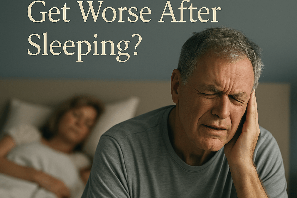 Tinnitus Worse After Sleeping